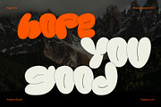 Nag | Retro Groovy Bubble Font, a Sans Serif Font by Koplexs Studio (Thumbnail 2 of 10)