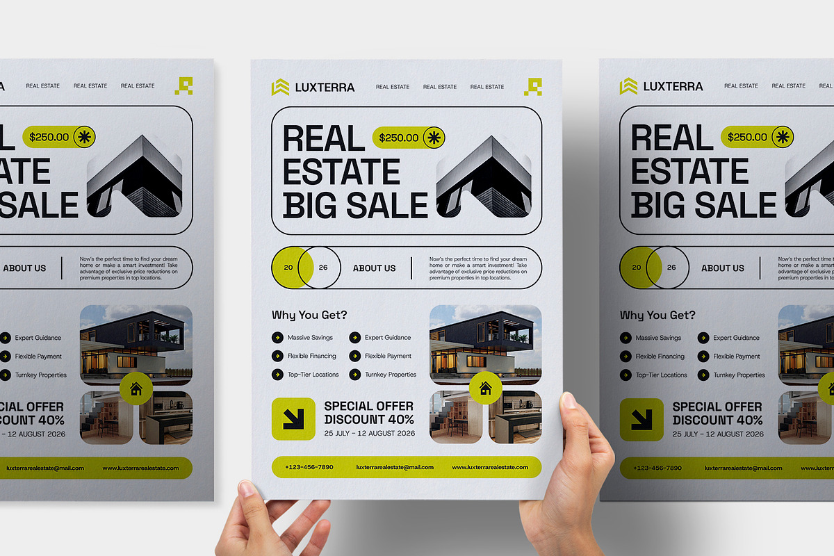 Luxterra Estate - Poster, a Poster Template by Esensifiksi.studio (Photo 3 of 3)