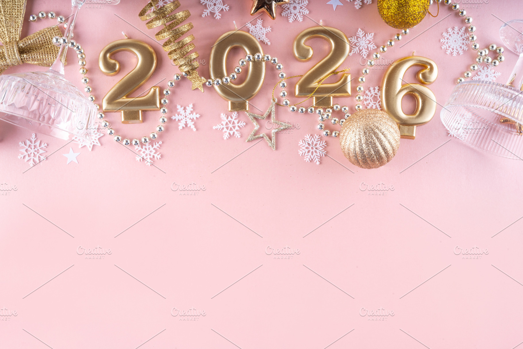 New year 2026 celebration greeting card background, a Holiday Photo by Rimma