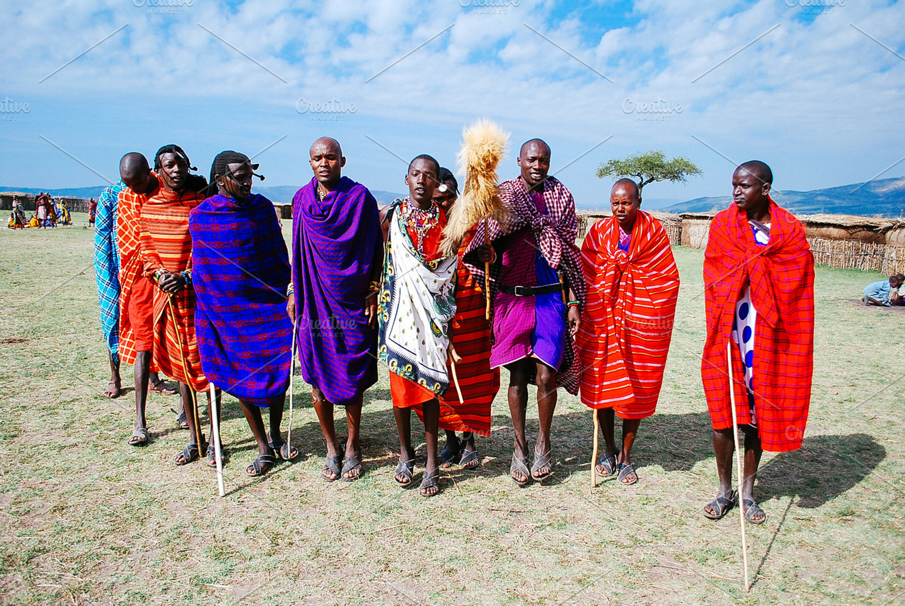 Masai tribe in africa featuring masai tribe, masai, and tribe, a Person Photo by julia.karpacheva