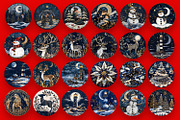 Christmas patchwork ornament  Bundle, a Seasonal Illustration by ElenazlataArt (Thumbnail 4 of 7)