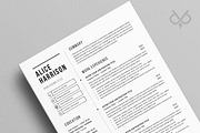 Resume/cv Template | Word, a Resume Template by Creatune (Thumbnail 3 of 4)