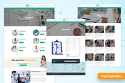 Odontic Care - Website Figma UI Kit, an UI Kit Template by Uptechies (Thumbnail 2 of 4)