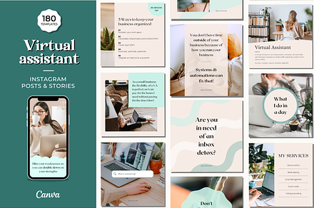 Virtual Assistant Instagram Template