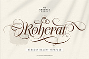 Roherat Typeface, a Serif Font by alit design (Thumbnail 1 of 20)