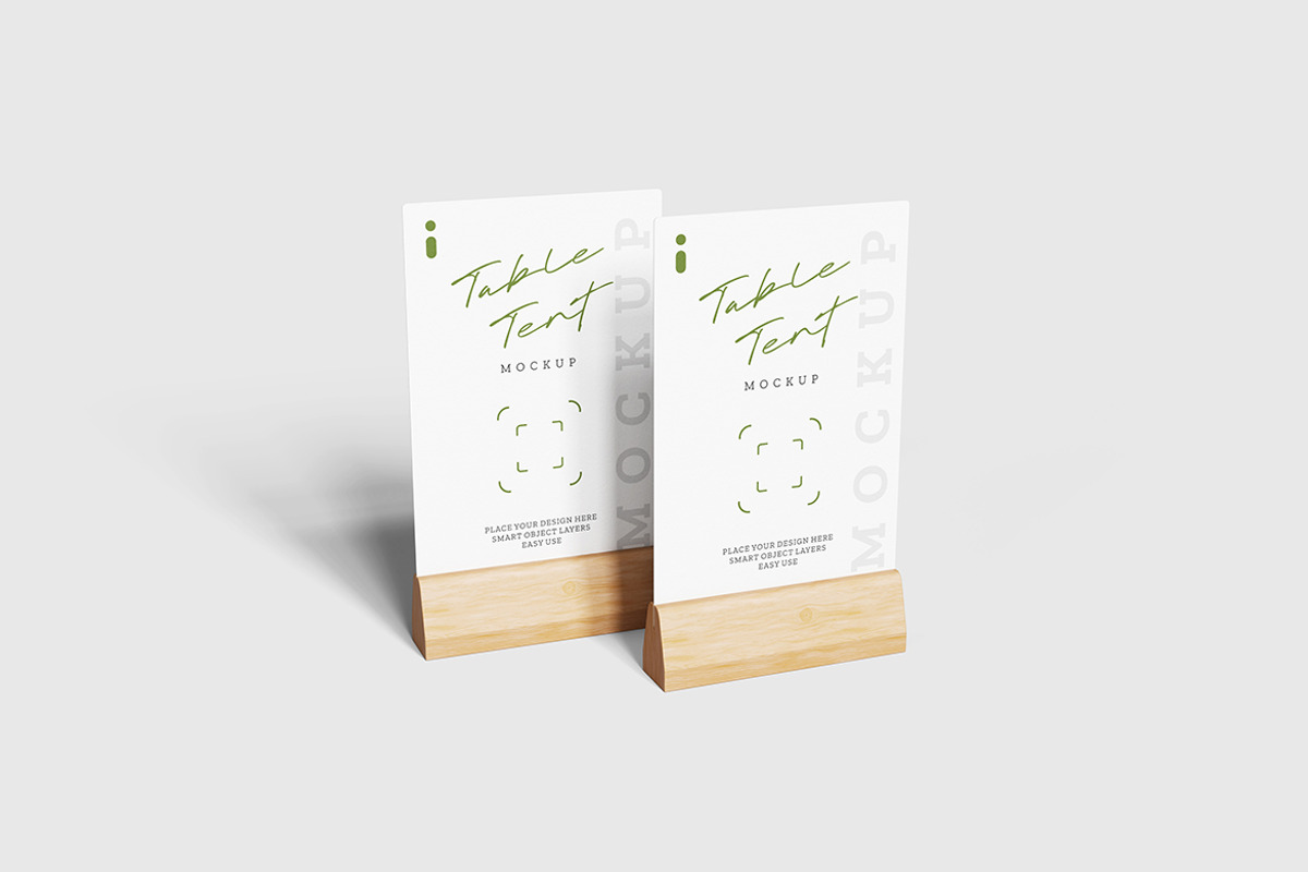 Table Tent Mockup, a Product Mockup by Indah (Photo 6 of 6)
