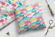 10 abstract brush stroke patterns, a Pattern Graphic by Cozy pattern shop (Thumbnail 4 of 7)