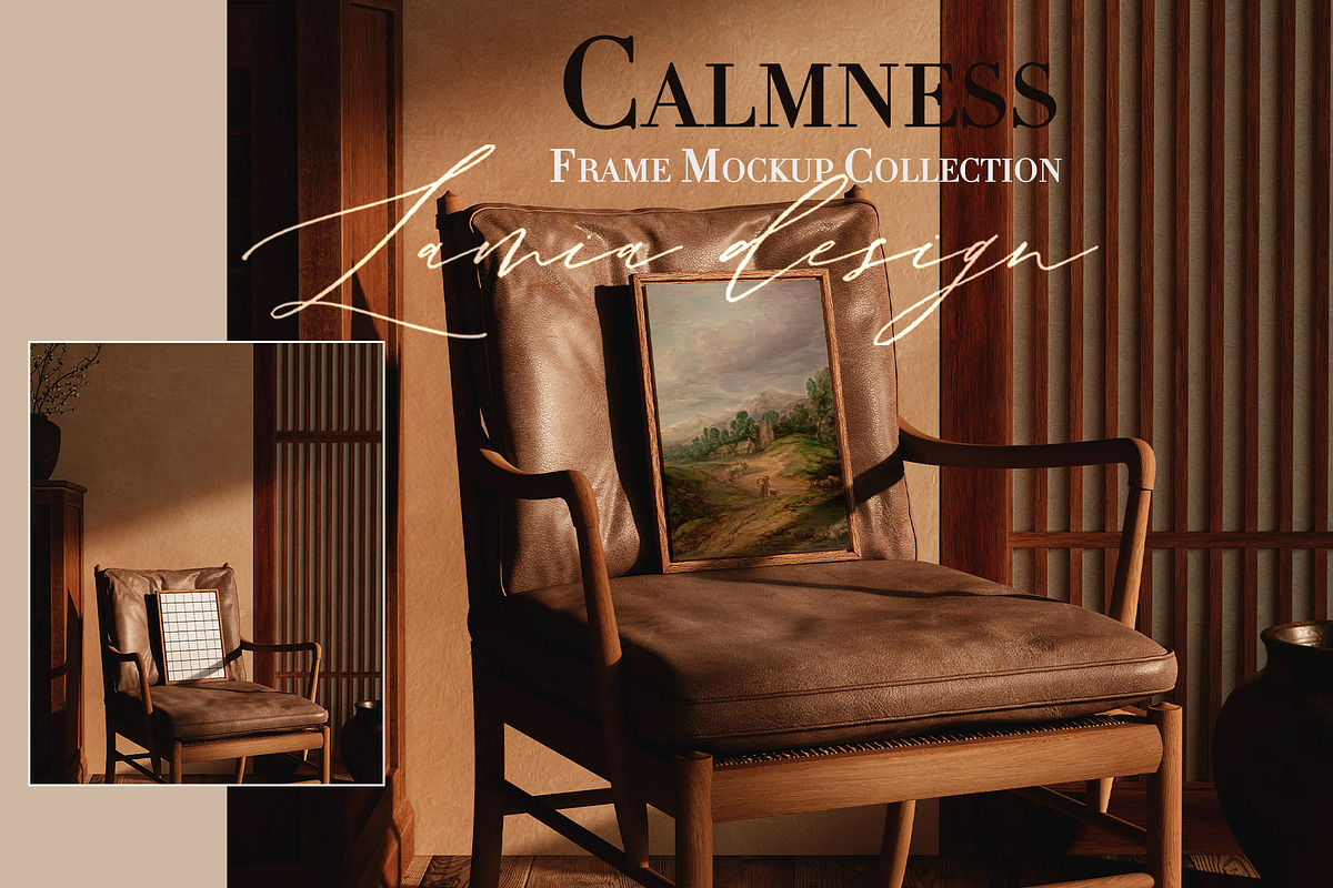Calmness room Frame Mockups Vertical, a Household Mockup by LAMIA DESIGN (Photo 8 of 12)