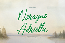 Norayne Adriella Handwritten Script