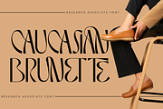 RESEARCH ASSOCIATE - LUXURY FONT, a Sans Serif Font by 177Studio (Thumbnail 2 of 8)