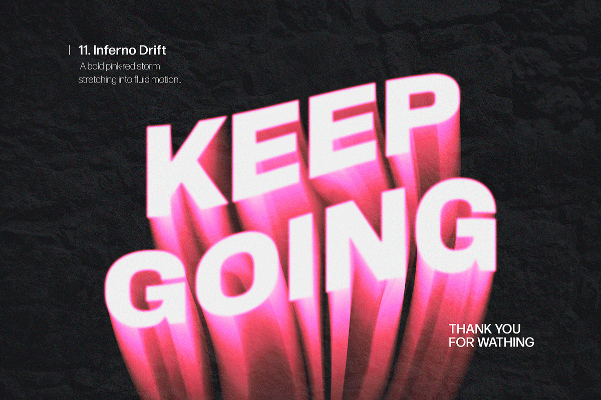 Melthing Text Effect, a Layer Style Add-On by Milka (Photo 9 of 9)