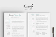 CV Template | Resume Template, a Resume Template by Comely Design Studio (Thumbnail 2 of 4)