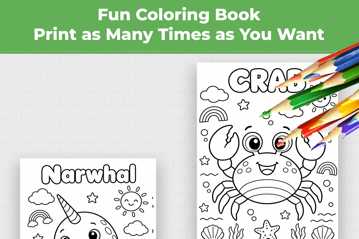 Animal Coloring Book for Kids, an Education Illustration by Mohammad Sarfaraz (Photo 11 of 13)