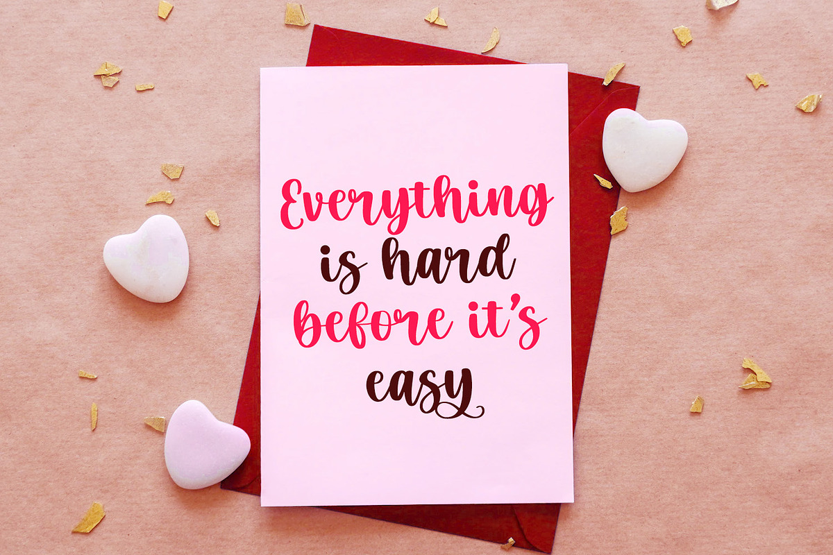 Sweet Ontimes, a Handwritten Font by yumnatype (Photo 3 of 10)