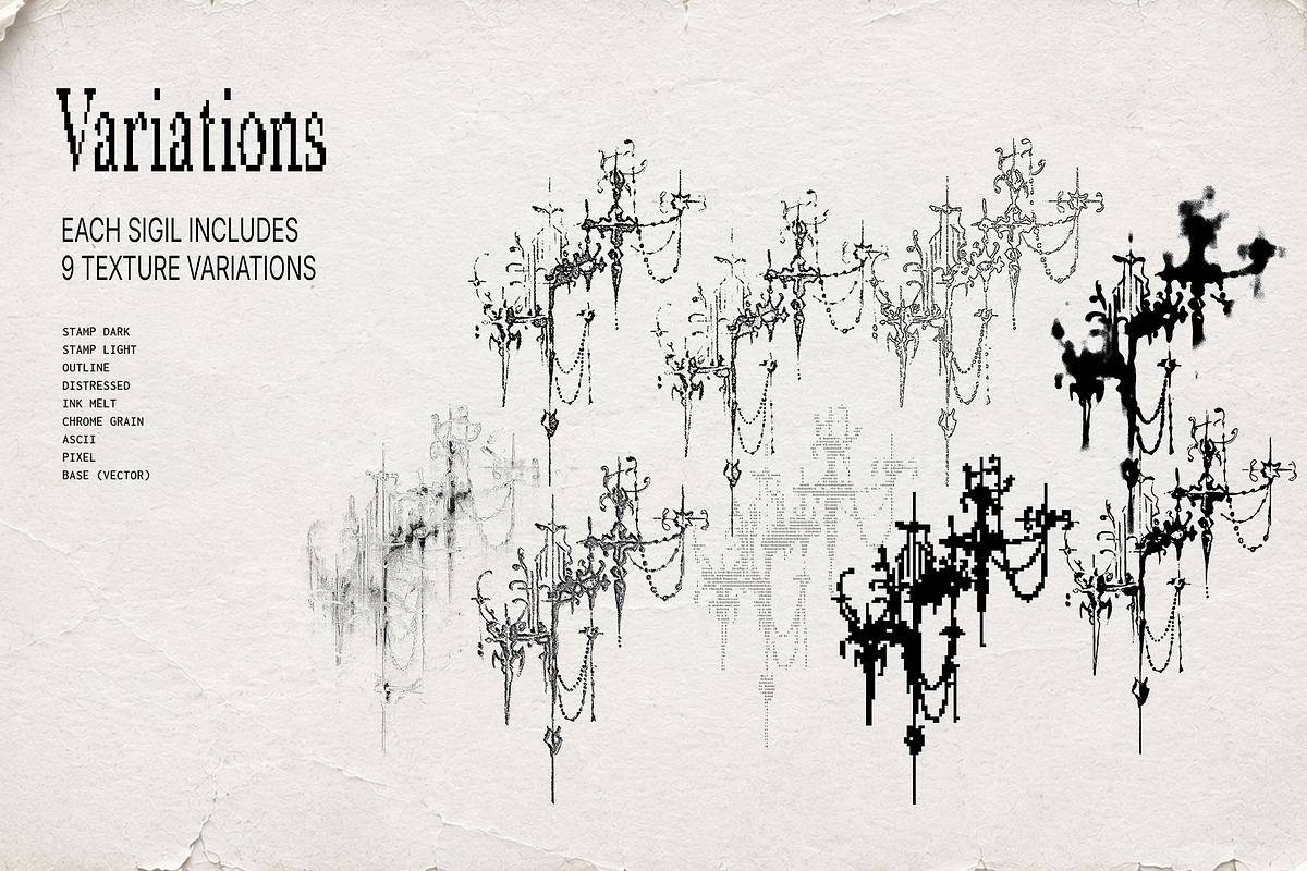 Cyber Sigilism Decorative Elements, an Object Graphic by Inartflow (Photo 4 of 18)
