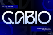 Gabio - Modern Branding Font, a Sans Serif Font by Pandeka Studio (Thumbnail 1 of 9)