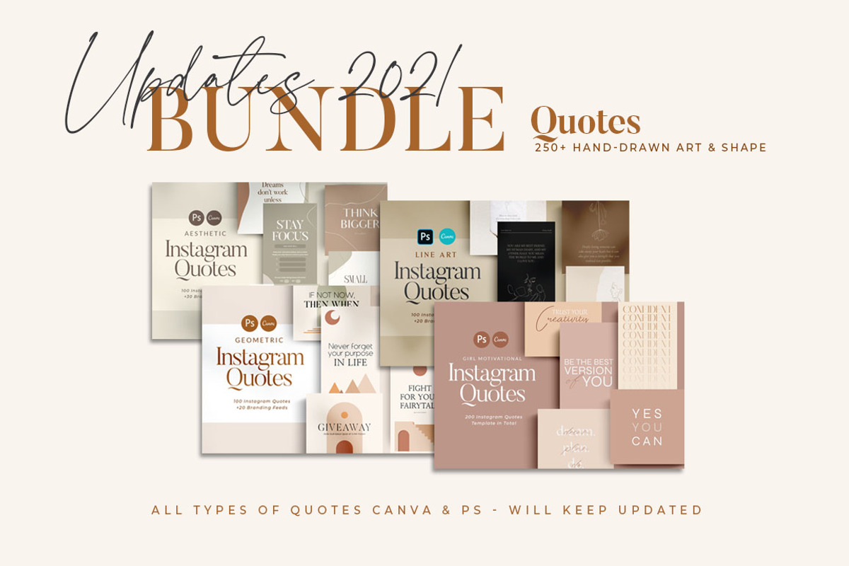 5800 Instagram Editable Quotes CANVA, a Social Media Template by Eviory (Photo 2 of 62)