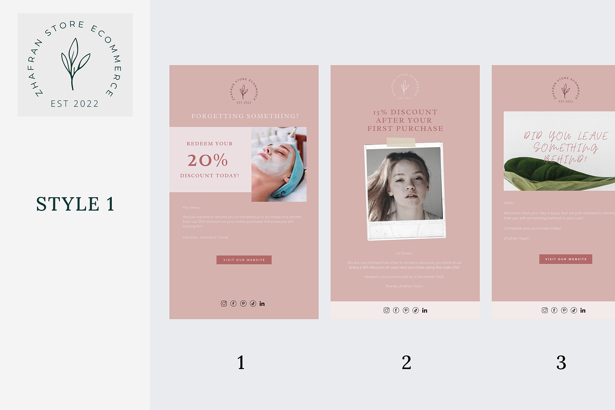 Zhafran Newsletter Email Canva, an Email Template by Reza Space (Photo 2 of 7)