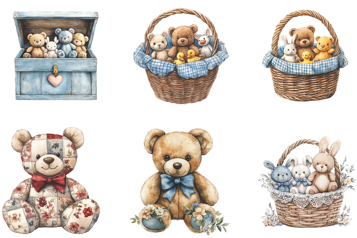 Boho Cute Animals Clipart, a Seasonal Illustration by Designking (Photo 5 of 5)