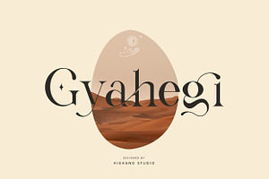 Gyahegi Modern Serif Font