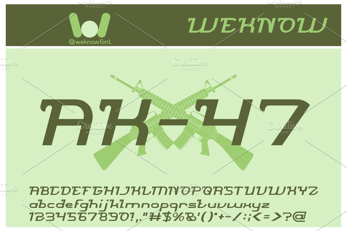 Brigade Army font