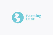Beaming Lune logo design, a Branding & Logo Template by MuzaInspires (Thumbnail 2 of 5)