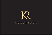Luxury Initial Letter KR Logo, a Branding & Logo Template by johnkent (Thumbnail 1 of 2)