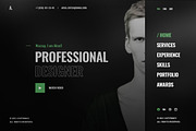 Aksel - CV/Resume WordPress Theme, a WordPress Template by VLThemes (Thumbnail 2 of 2)