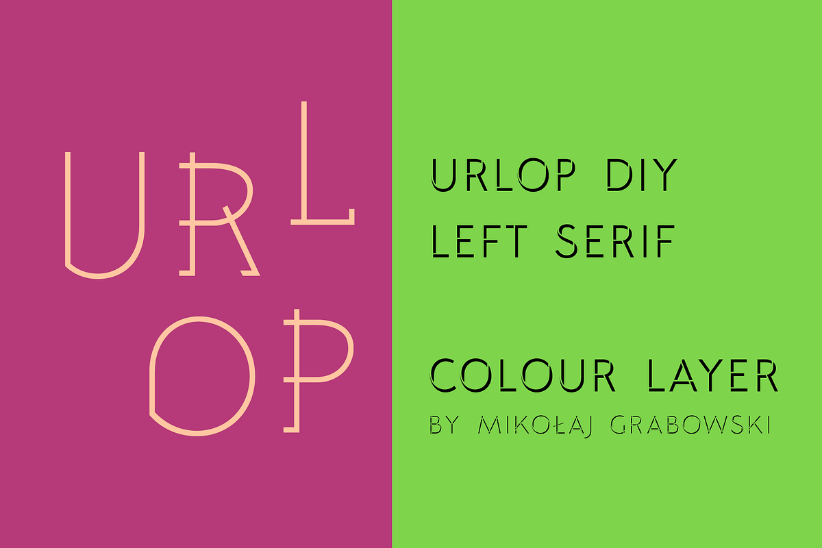 URLOP DIY Left Serif