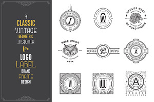 9 Vintage Classic Logo Templates