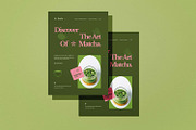 Honcha Matcha Cafe - Flyer, a Flyer Template by VUNIRA (Thumbnail 3 of 3)