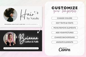 Hairstylist Acuity Scheduling, Canva