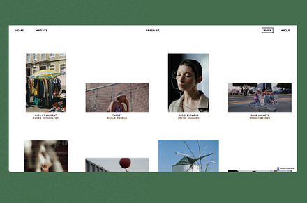 GREEN ST ARTISTS Webflow Template, a Websites & App Template by YYY ~ Webflow Templates