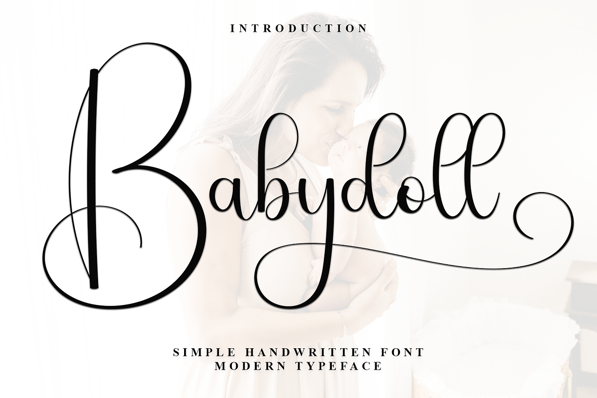 Babydoll, a Handwritten Font by InermediaSTUDIO (Photo 1 of 7)