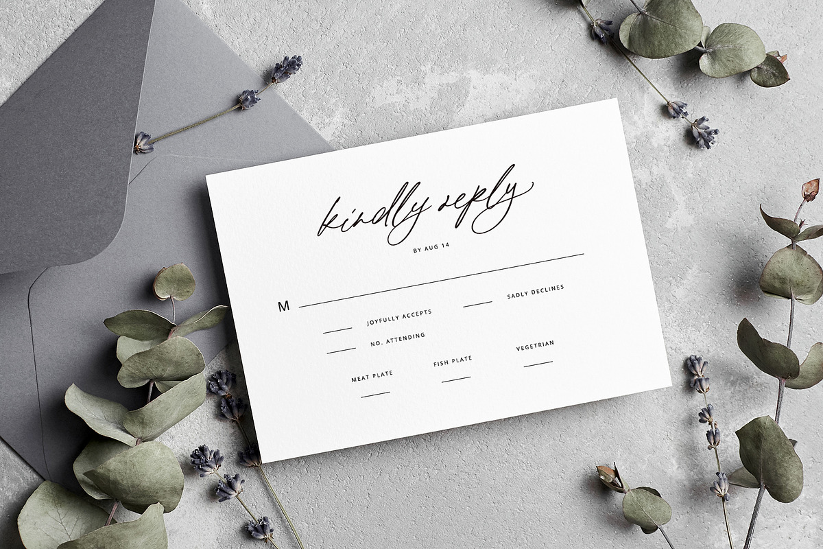 Wedding Calligraphy Font Duo Bundle, a Script Font by Pink Coffie (Photo 42 of 51)