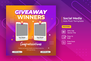 Giveaway winner announcement