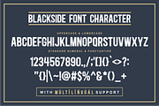 Blackside a vintage Font, a Font by Vilogsign (Thumbnail 5 of 9)