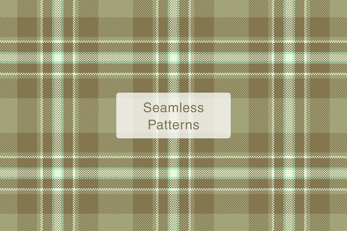 #253 Tranquil Olive Plaid Patterns, a Pattern Graphic by Plaid4You (Photo 4 of 5)