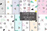 Hand Drawn Christmas Background, an Illustration by MaraquelaStudio (Thumbnail 2 of 7)