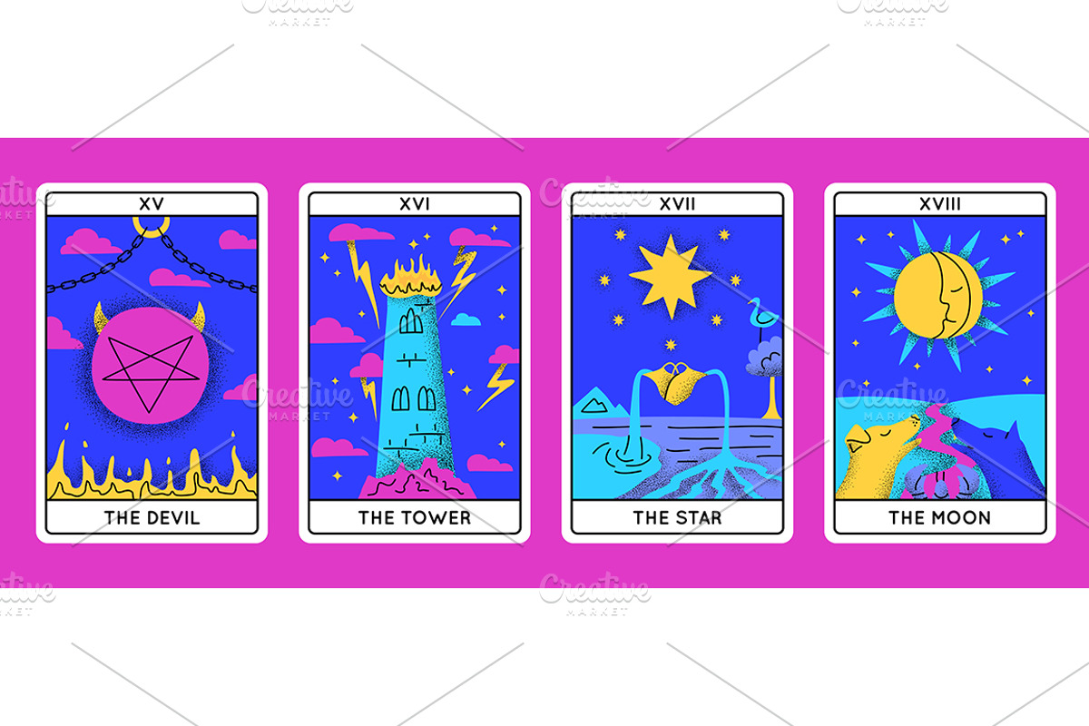 Magical Tarot Cards Major Arcana, an Object Illustration by Bigmouse_art (Photo 5 of 6)