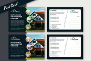 Real Estate Postcard, a Card Template by graphicsunday (Thumbnail 3 of 3)