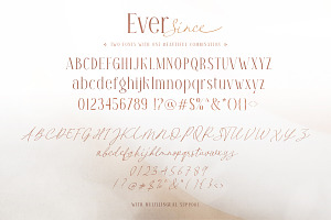 Ever Since - Glamour Font Duo