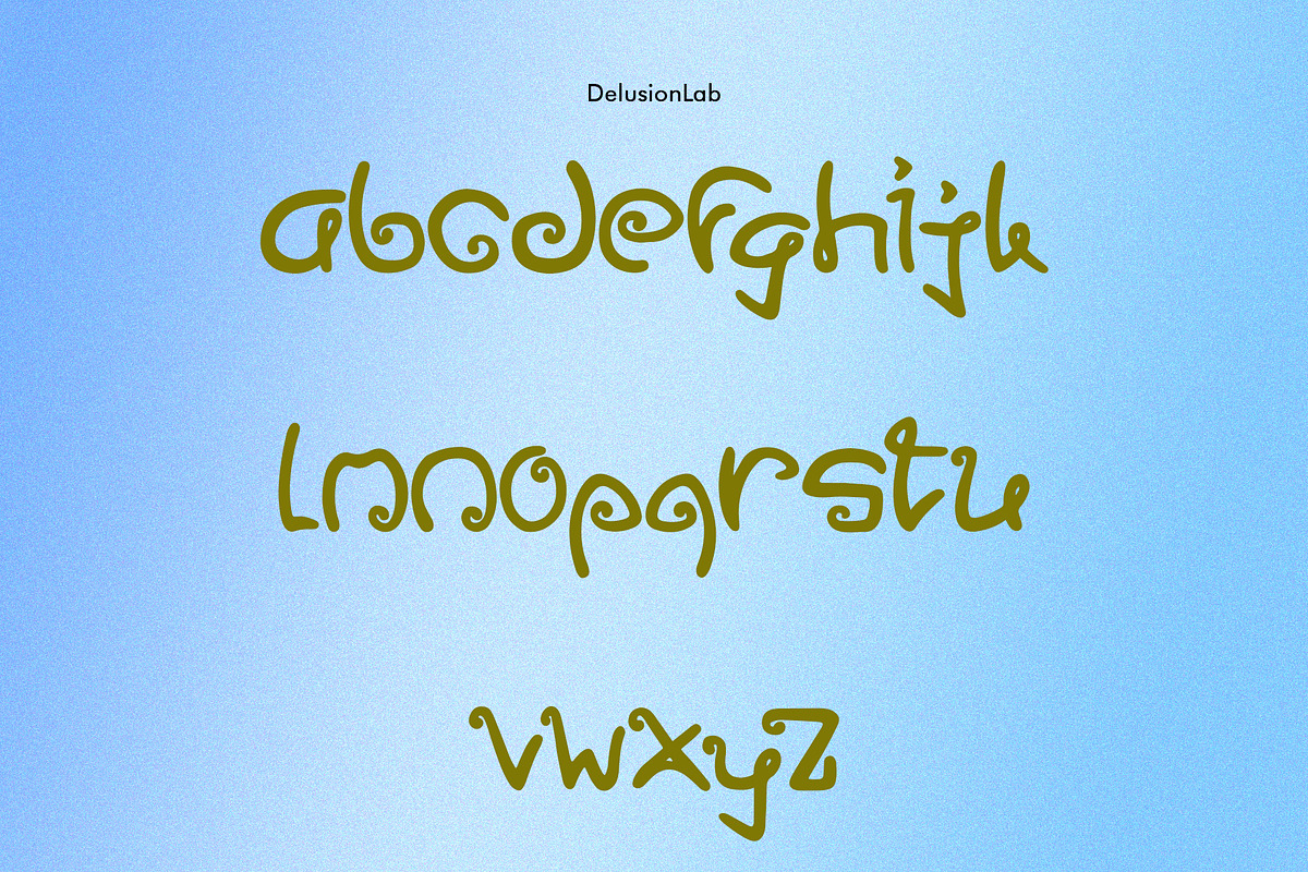 Thailook Style Font, a Handwritten Font by DelusionLab (Photo 3 of 6)
