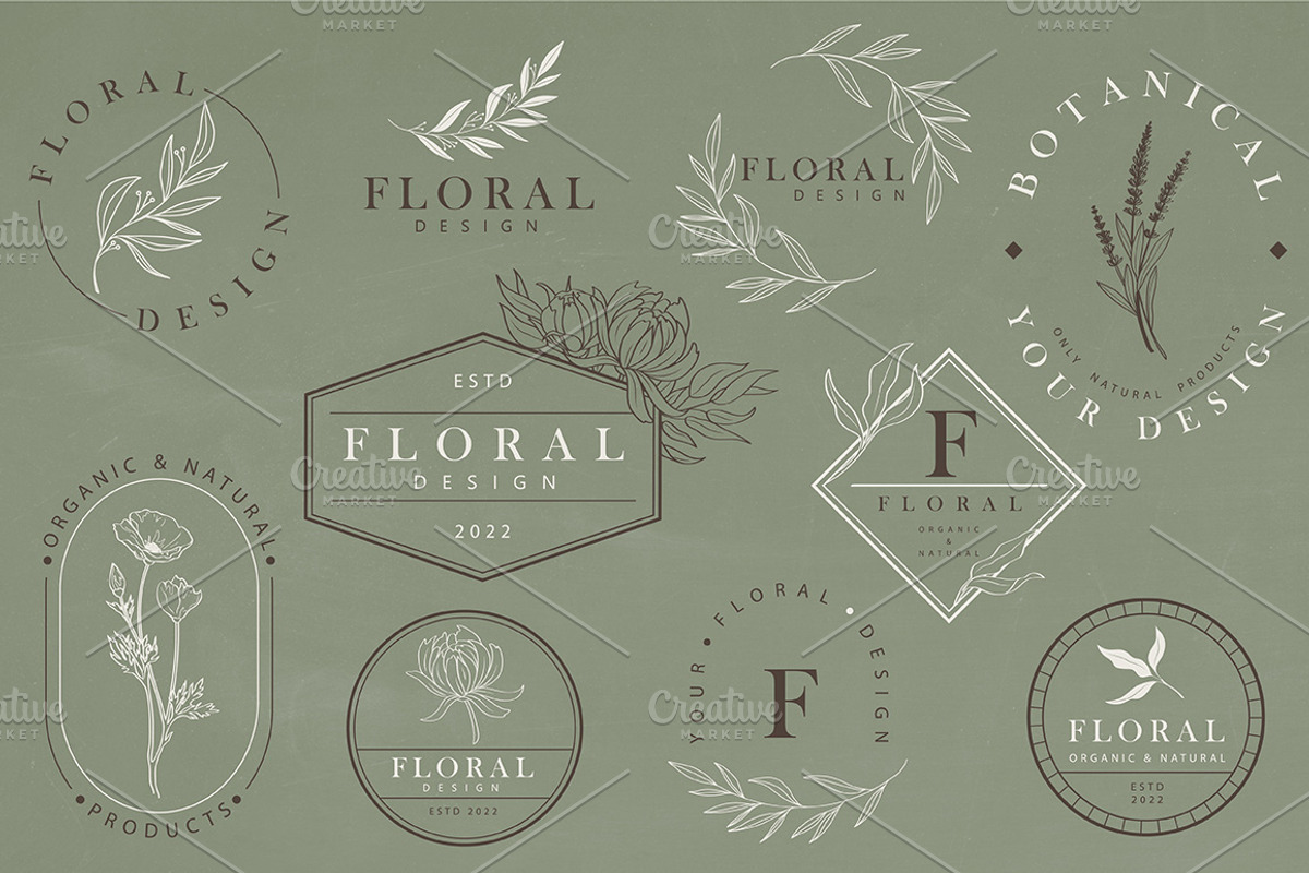 Minimal Logo Kit, a Branding & Logo Template by Garden in frame (Photo 7 of 11)