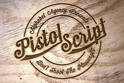 Pistol Script Font, a Script Font by Alphabet Agency (Thumbnail 9 of 11)