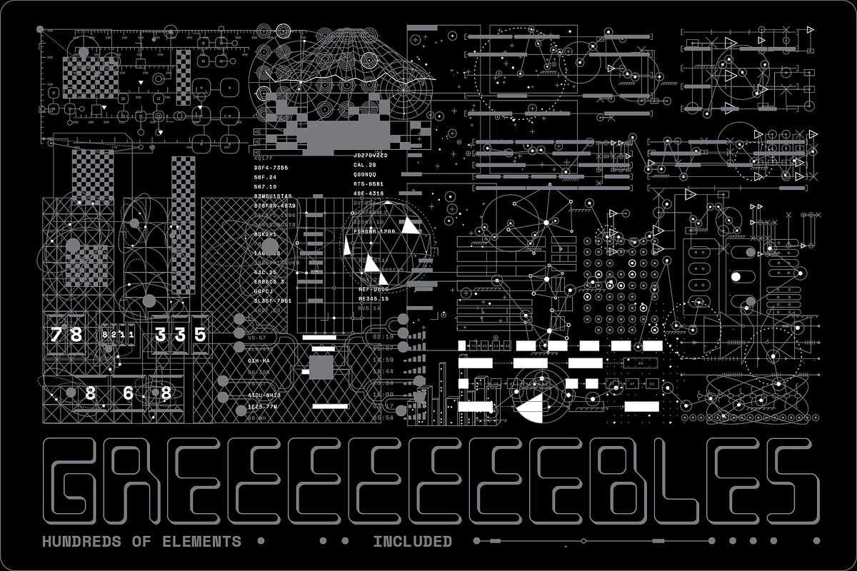 Greebles Vector Pack, an Object Graphic by MiksKS (Photo 4 of 24)