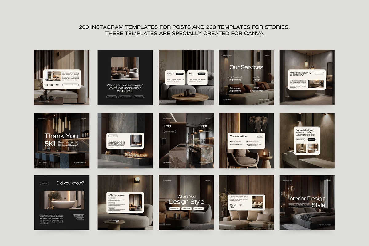Interior Design Instagram Bundle III, a Social Media Template by Instprofi | Studio Estimo (Photo 47 of 49)