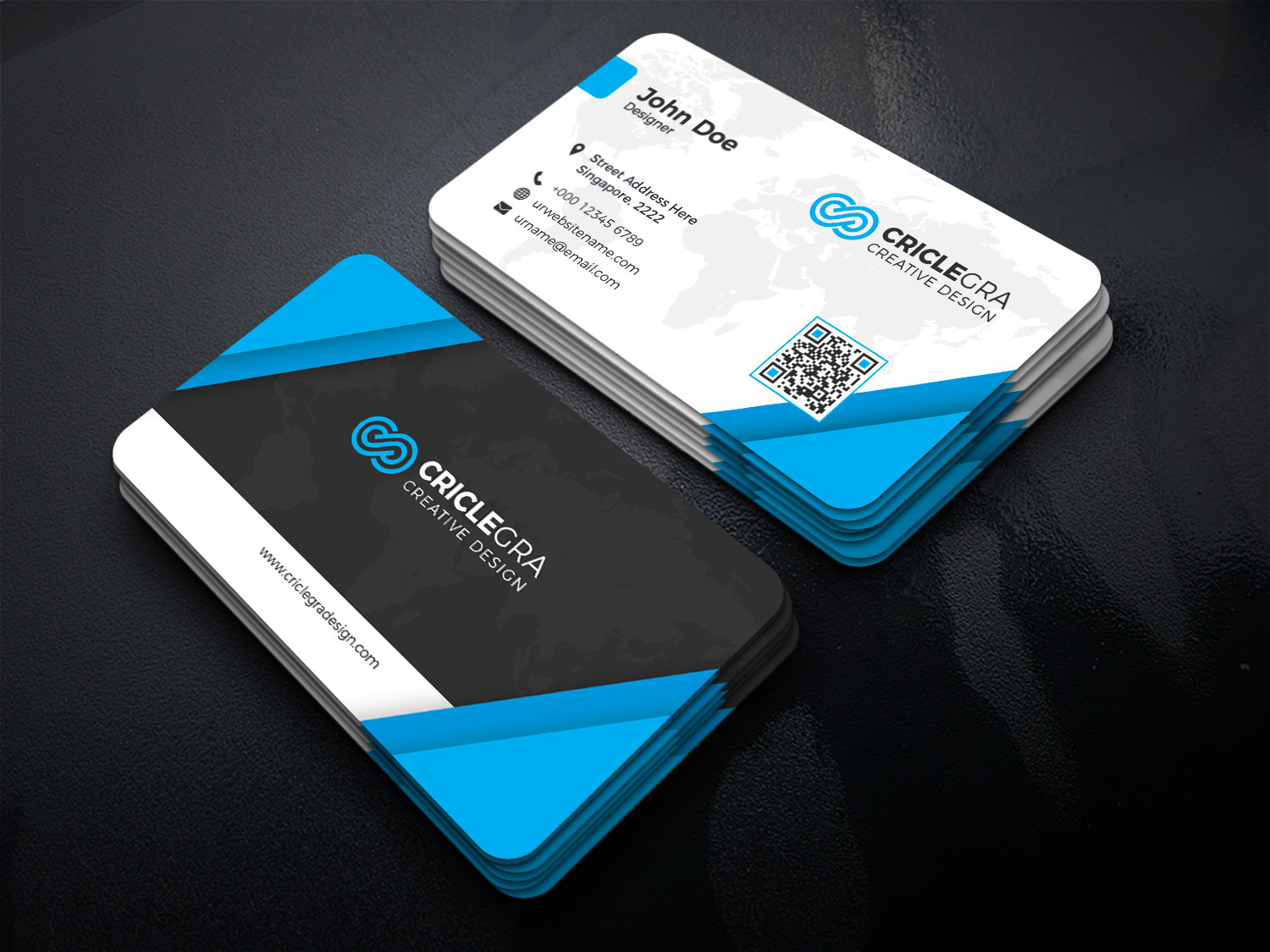 Business Card, a Business Card Template by GenerousArt