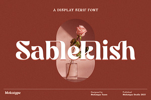 Sableklish - Unique Serif Display