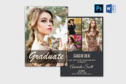 Graduation Announcement Template, a Card Template by Designscozy (Thumbnail 4 of 5)